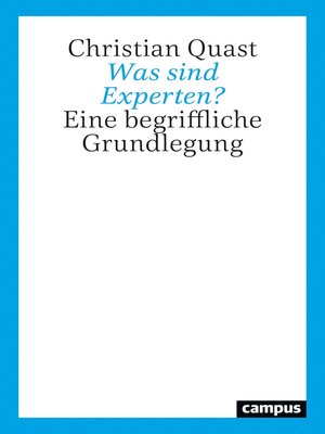 cover image of Was sind Experten?